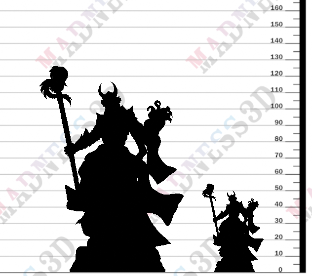 Miniature Tharvaya - Ascended Dragon Warlock by DM Stash