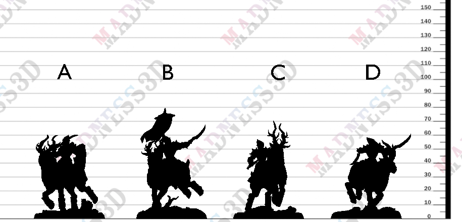 Miniature Goldhorn Cervid Riders - Helmet by Artisan Guild