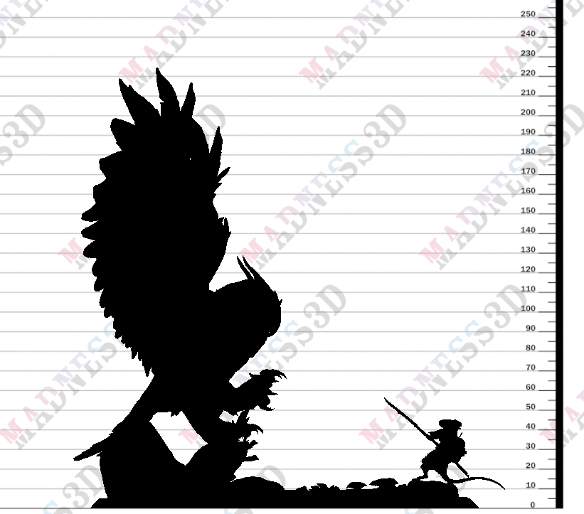 Miniature Great Owl Attack by Lord of the Print