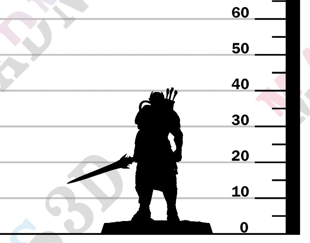 Moon Elf Sentinel - Stand Sword