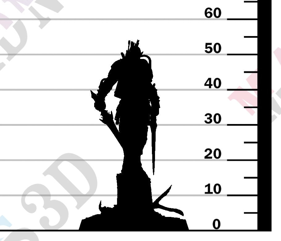 Moon Elf Sentinel - Stand Tree Dual Sword