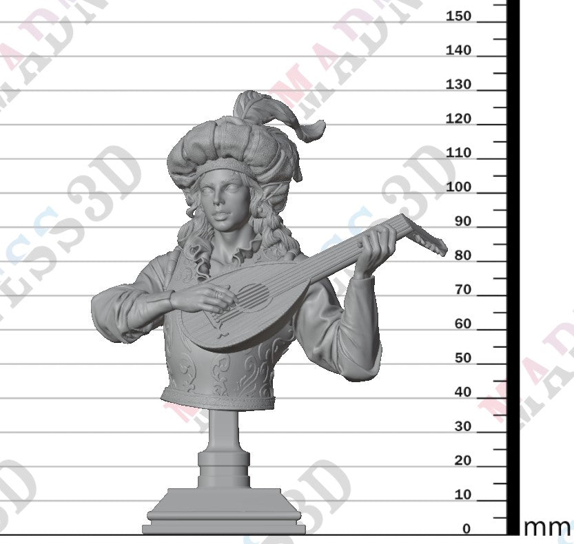 Jax Fiddlefoot - Lord of the Lute - Bust