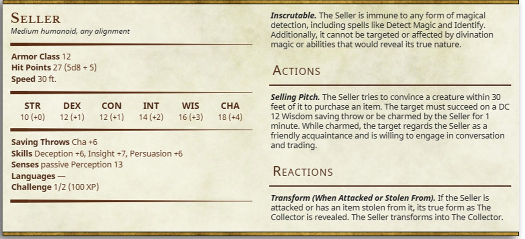 miniature The Seller by Printed Obsession