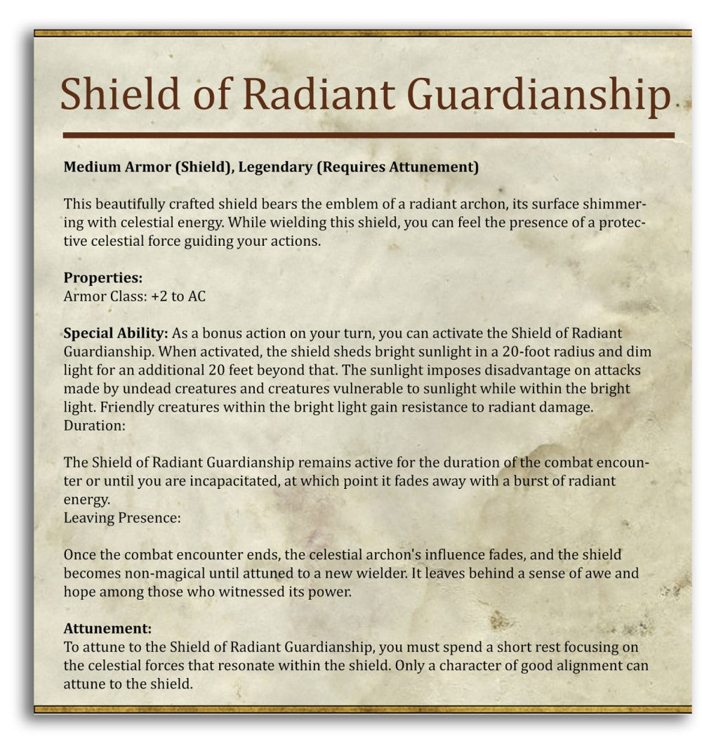 miniature Shield Archon by Printed Obsession