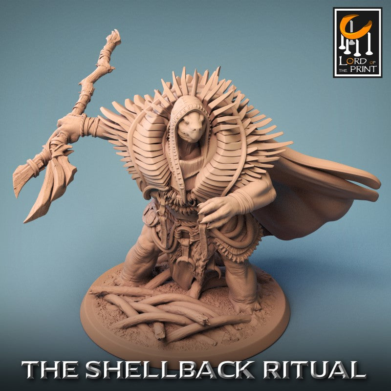 Miniature Shellback Shaman Stance by Lord of the Print