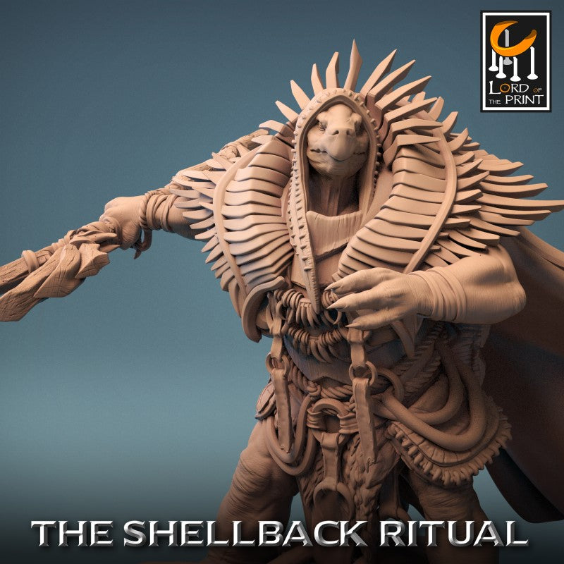 Miniature Shellback Shaman Stance by Lord of the Print