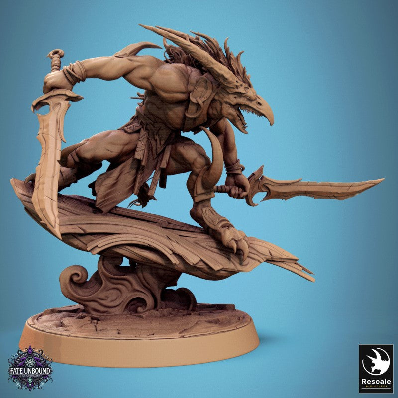 Skorath - Dual Sword Board Throw