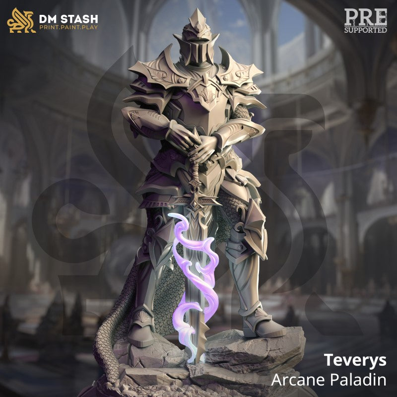 miniature Teverys - Arcane Paladin by DM Stash