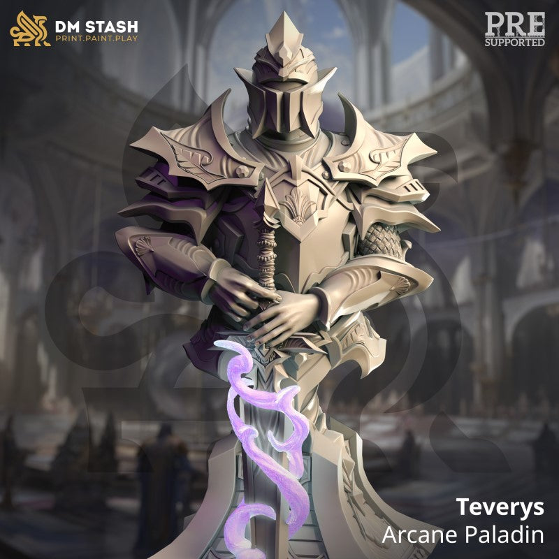 miniature Teverys - Arcane Paladin by DM Stash