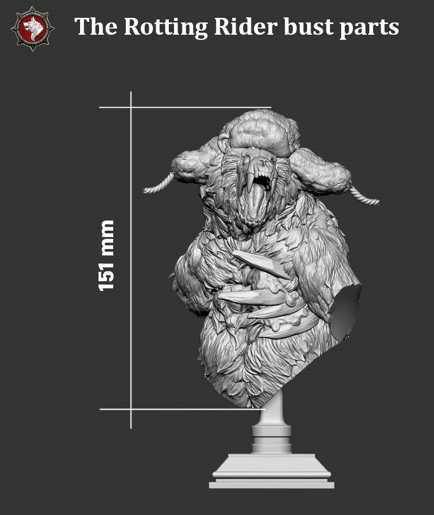 The Rotting Rider - Bust