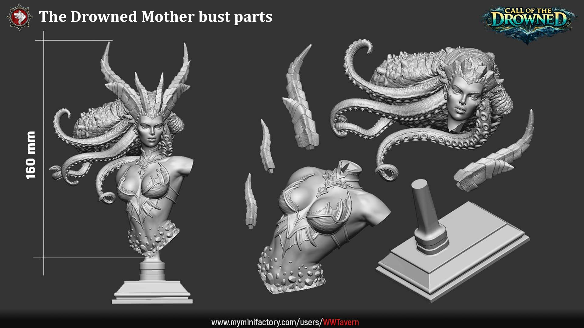 The Drowned Mother - Bust