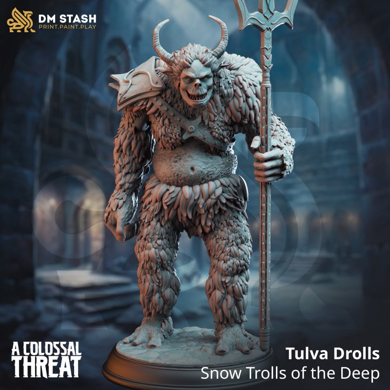 Tulva Drolls - Snow Trolls of the Deep - Trident