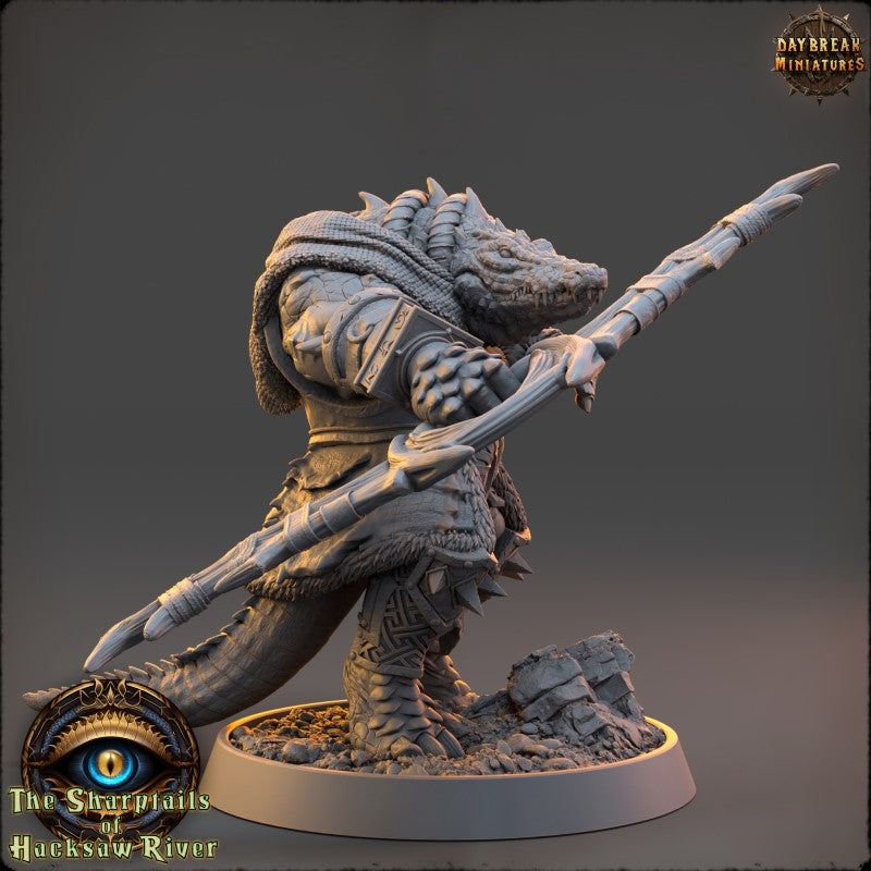 miniature Tungsten Pointmour by Daybreak Miniatures