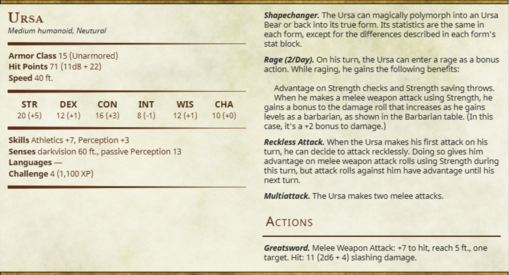 Miniature Ursa by Printed Obsession