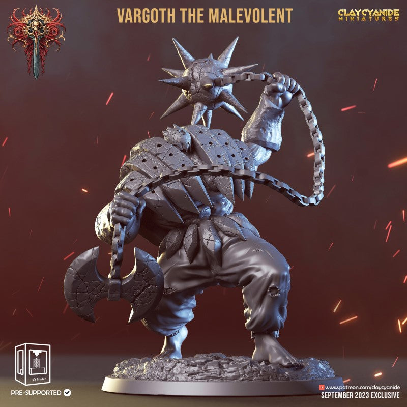miniature Vargoth the Malevolent by Clay Cyanide