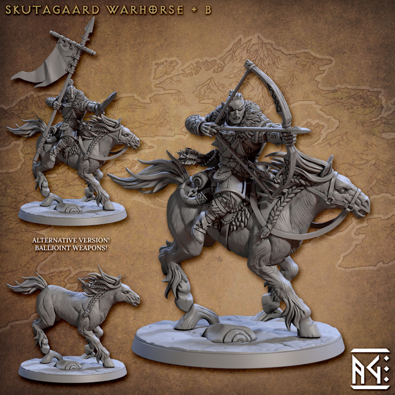 miniature Skutagaard Warhorse by Artisan Guild