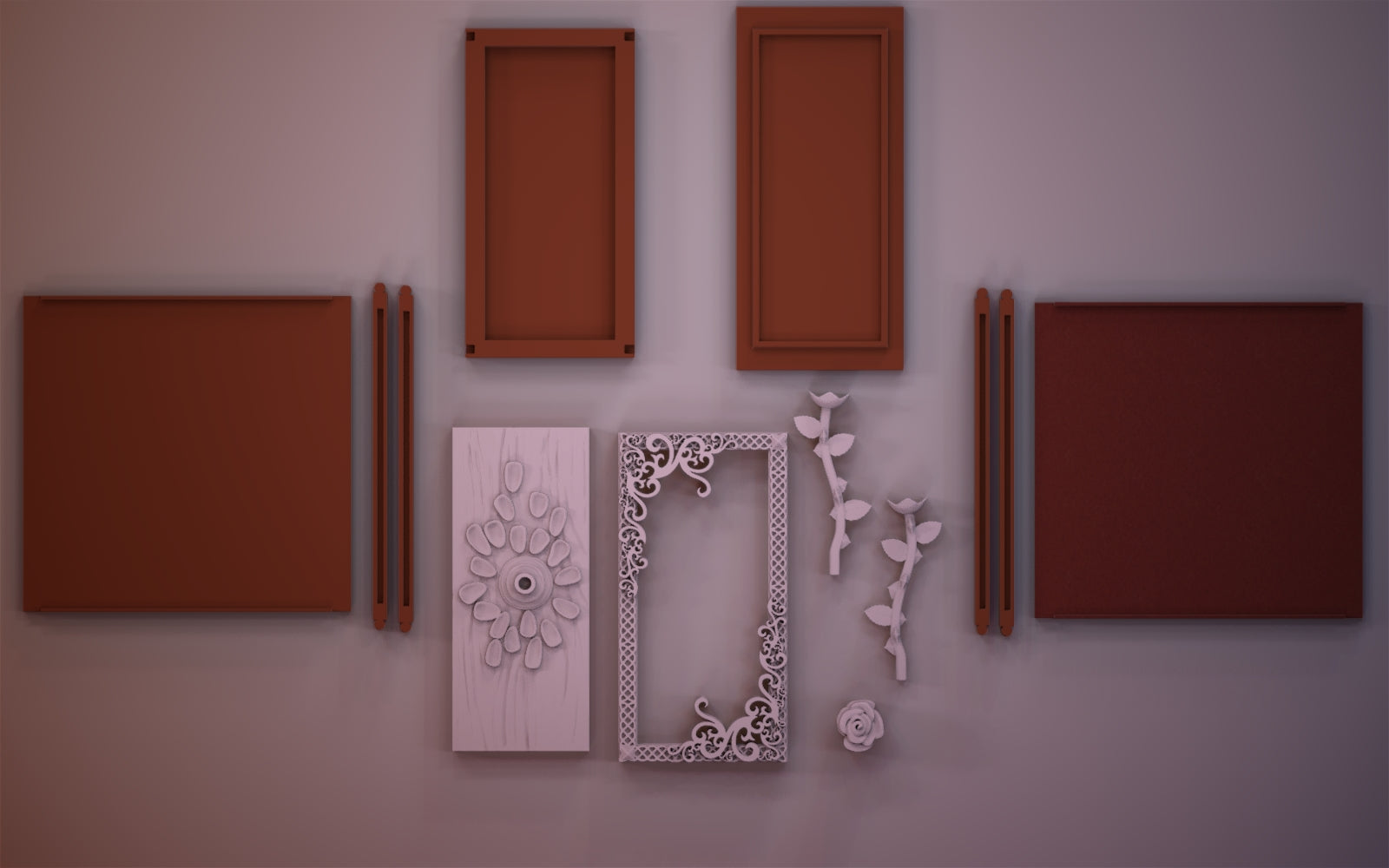 Booknooks - Rose - FDM