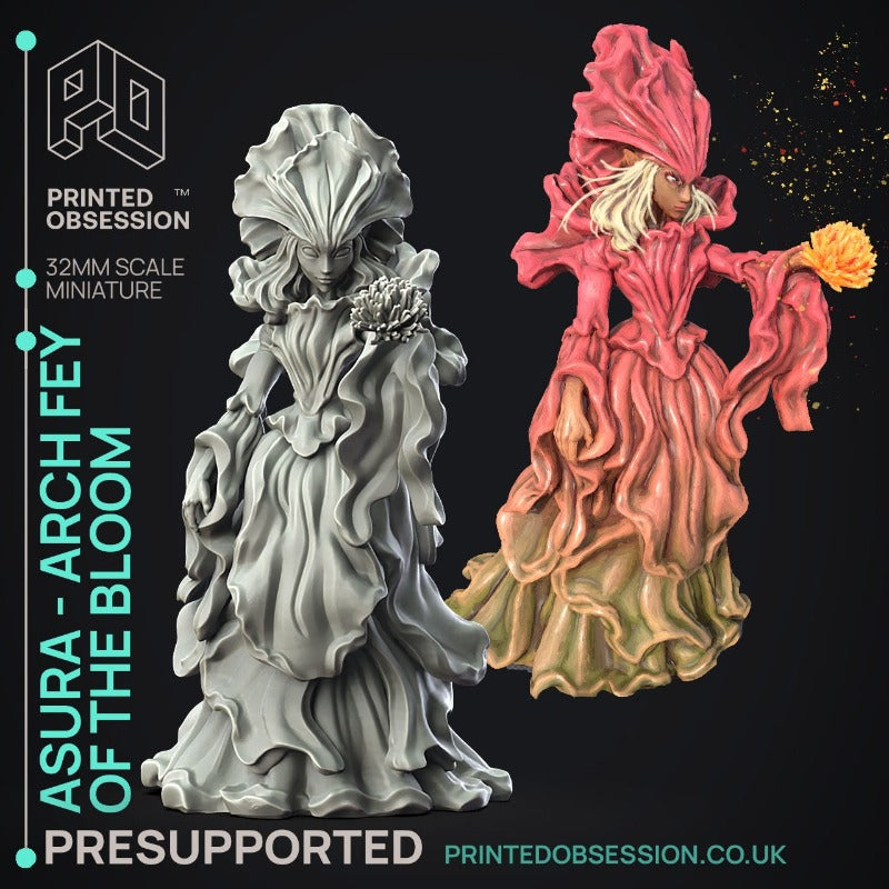 miniature Arch Fey of the Blossom by Printed Obsession