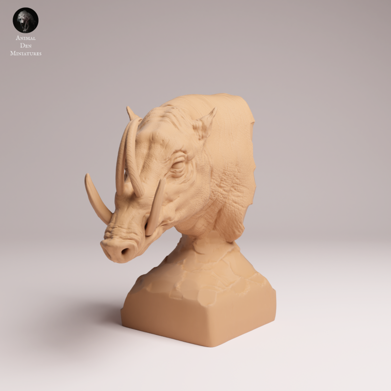 North Sulawesi Barbirusa Boar 1:6 - Bust