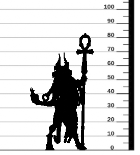 miniature Anubis God of Death by Printed Obsession
