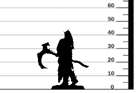 miniature Darknight Scythe - Walk by Lord of the Print