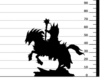 miniature Darknight Death Horse by Lord of the Print