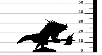 miniature Lizardman Soldier by Lord of the Print