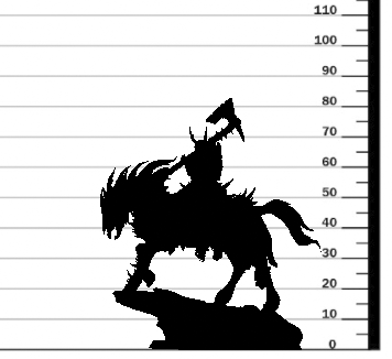 miniature Darknight Death Horse by Lord of the Print