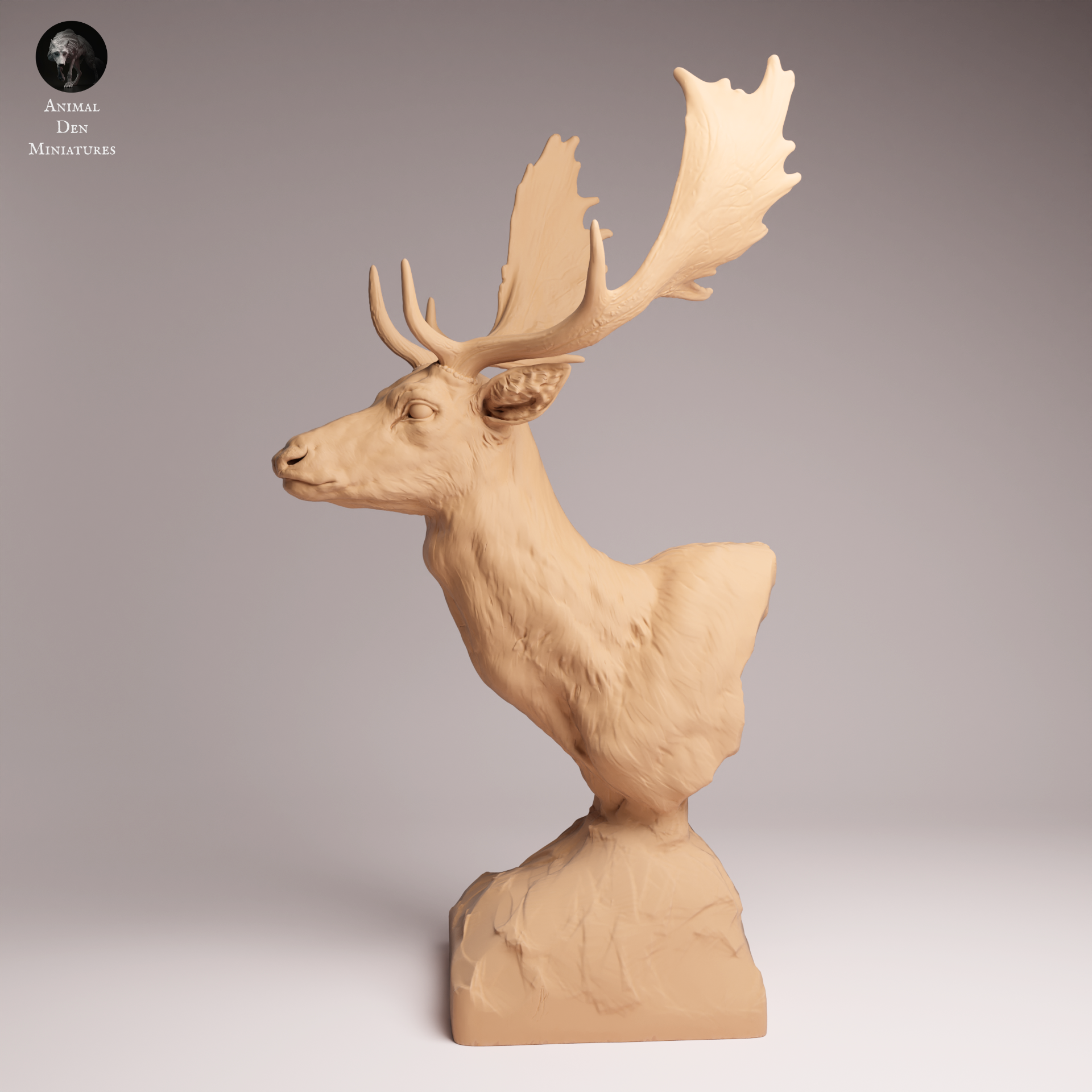 European Fallow Deer 1:12 - Bust