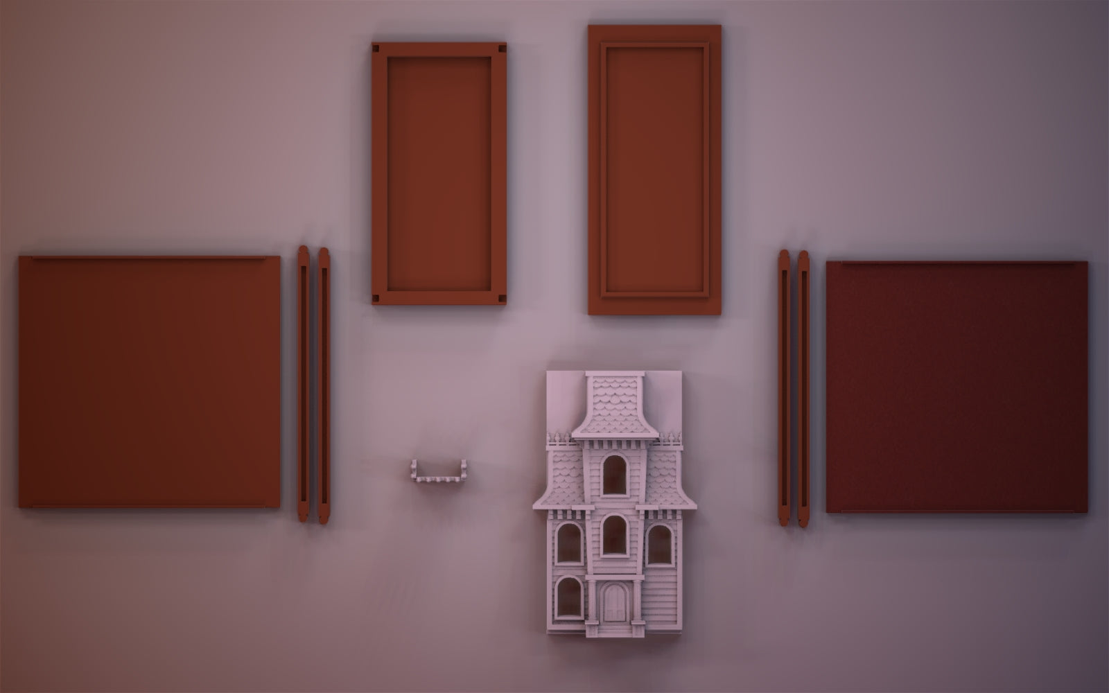 Booknooks - Horror House - FDM
