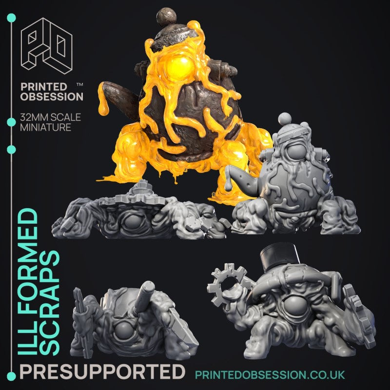 miniature Ill Formed Scraps by Printed Obsession