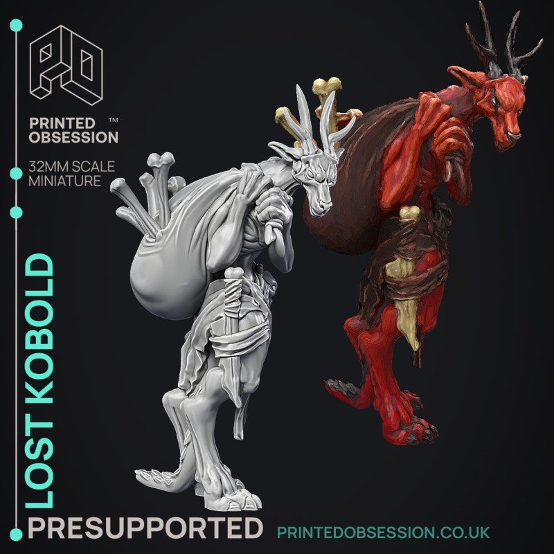 Miniature Lost Kobold by Printed Obsession