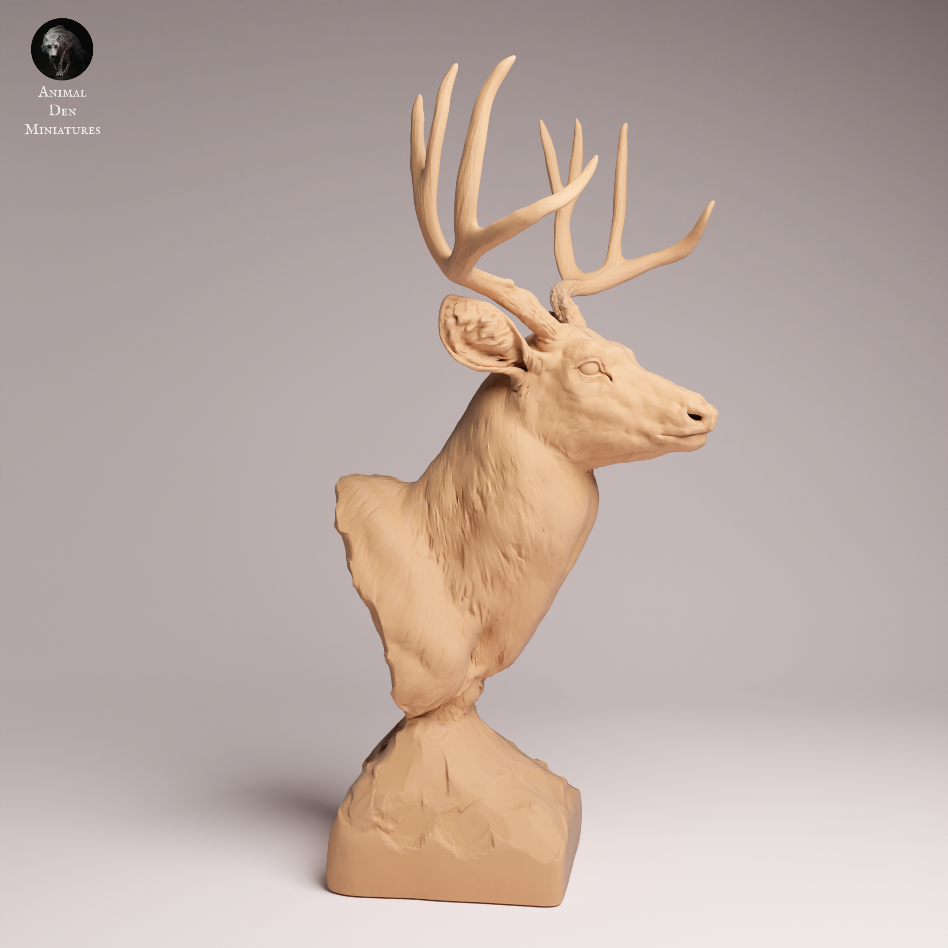 Mule Deer 1:12 - Bust