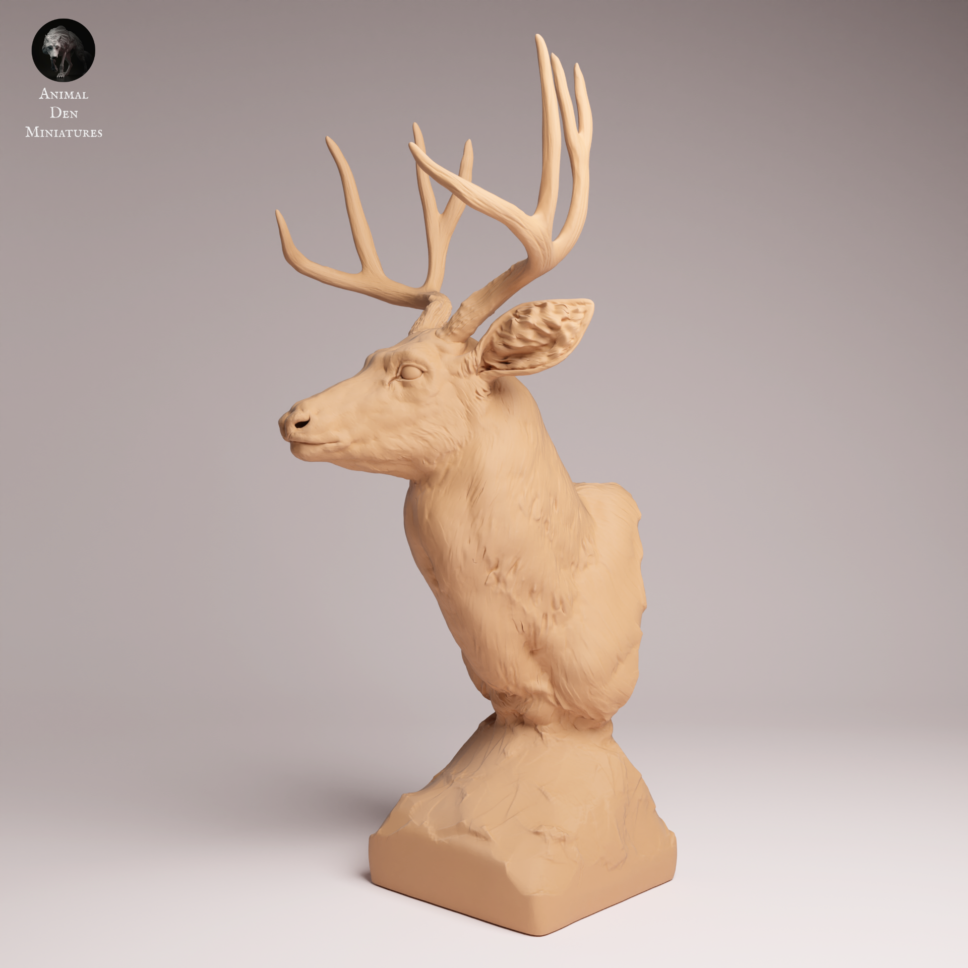 Mule Deer 1:12 - Bust