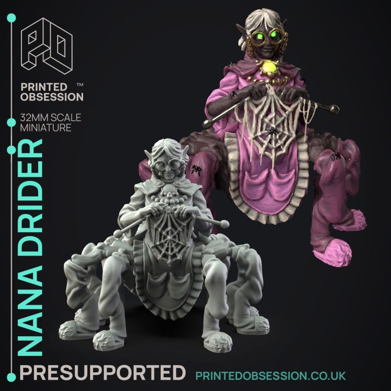 Miniature Nana Drider by Printed Obsession