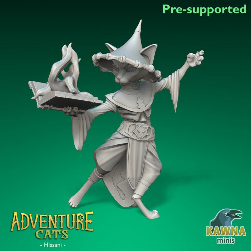 miniature Warlock Cat by The Kawna.
