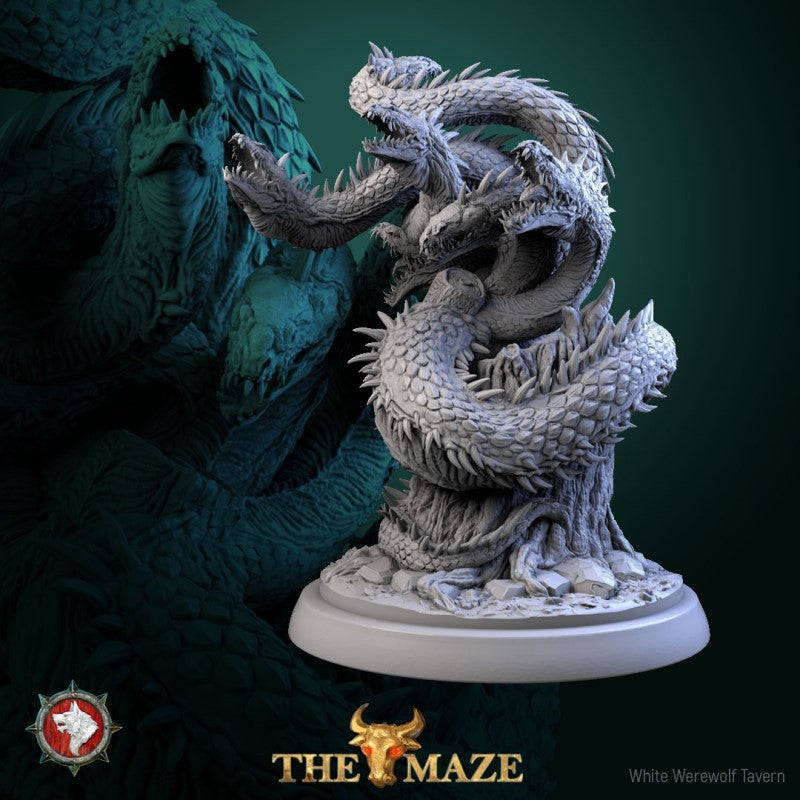 miniature Hydra by White Werewolf Tavern