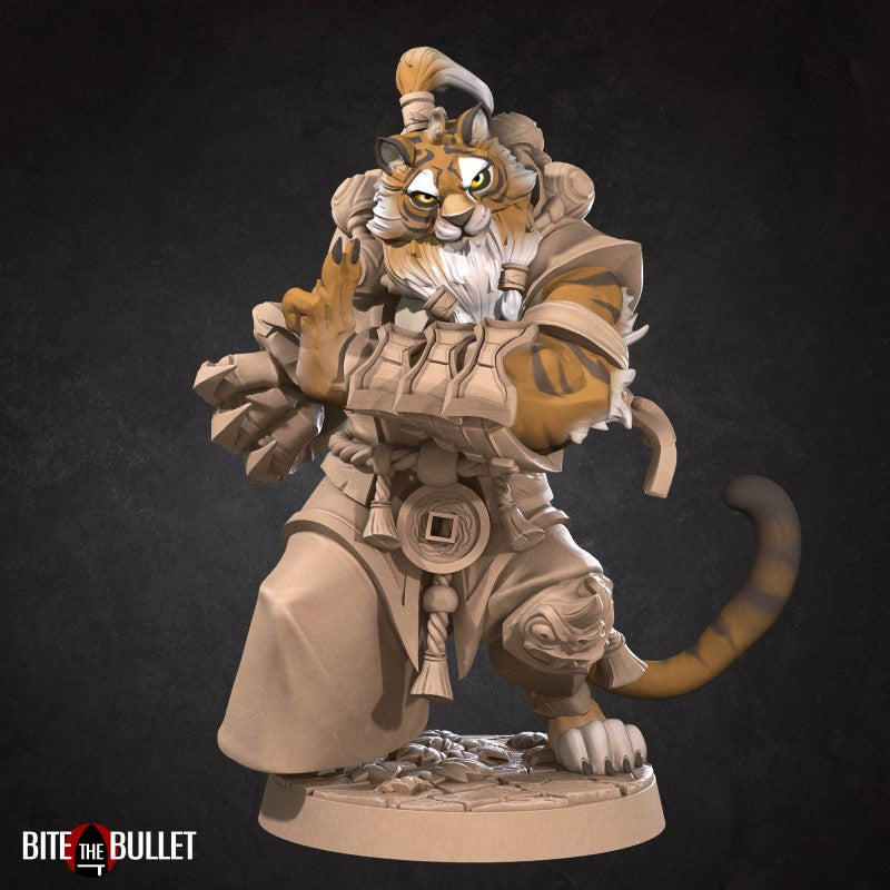 Miniature Tabaxi Monk by Bite the Bullet