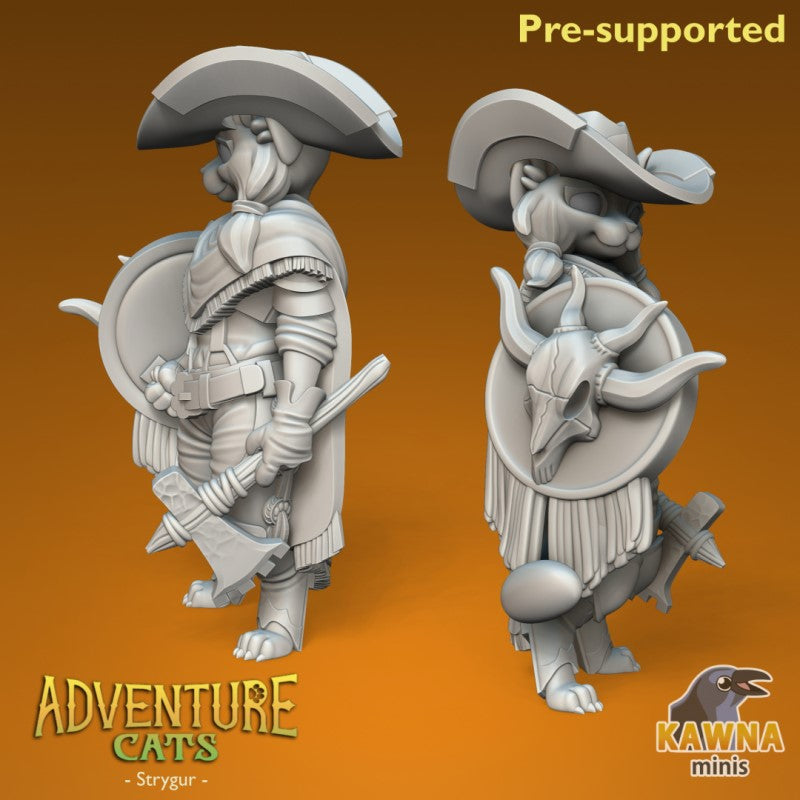 Miniature Strygur Paladin Female by The Kawna.