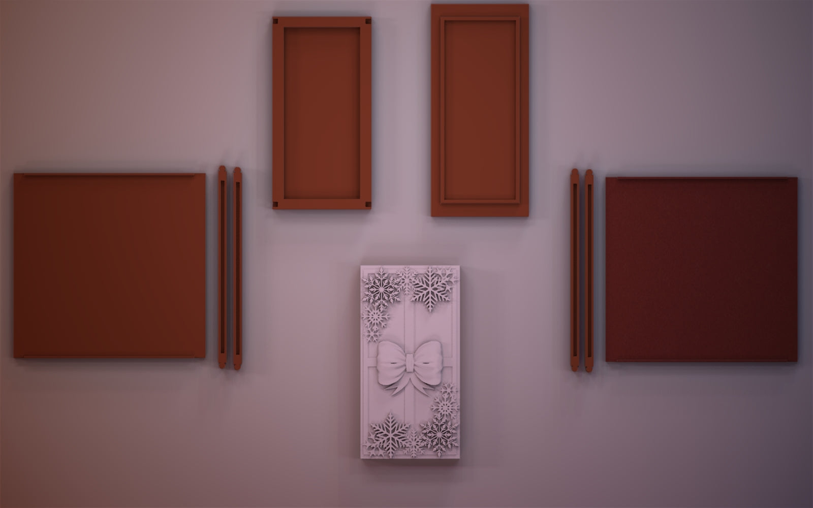 Booknooks - Christmas - FDM