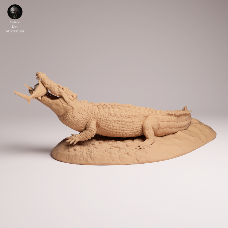 Saltwater Crocodile Prey 1:32
