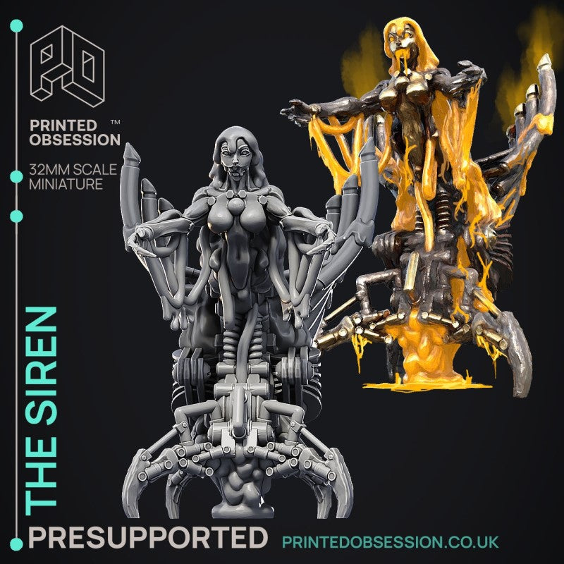 miniature Siren by Printed Obsession