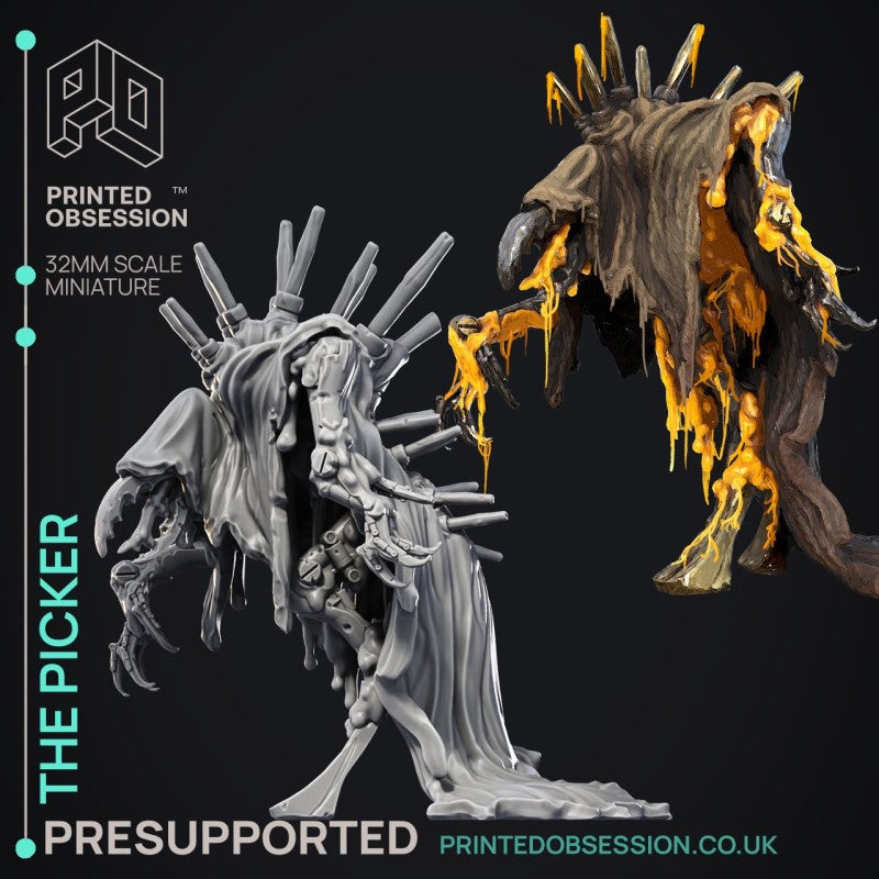 miniature Picker Monster by Printed Obsession
