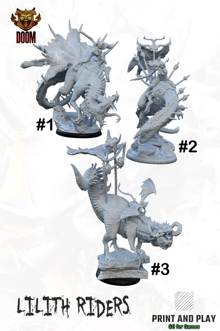 daughter of Lilith on dragon back