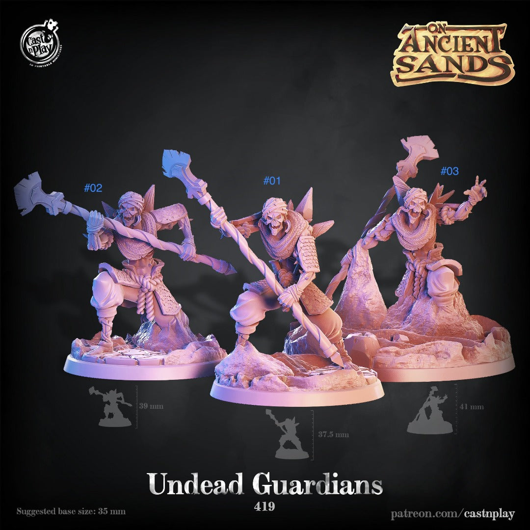 undead skeleton guardians