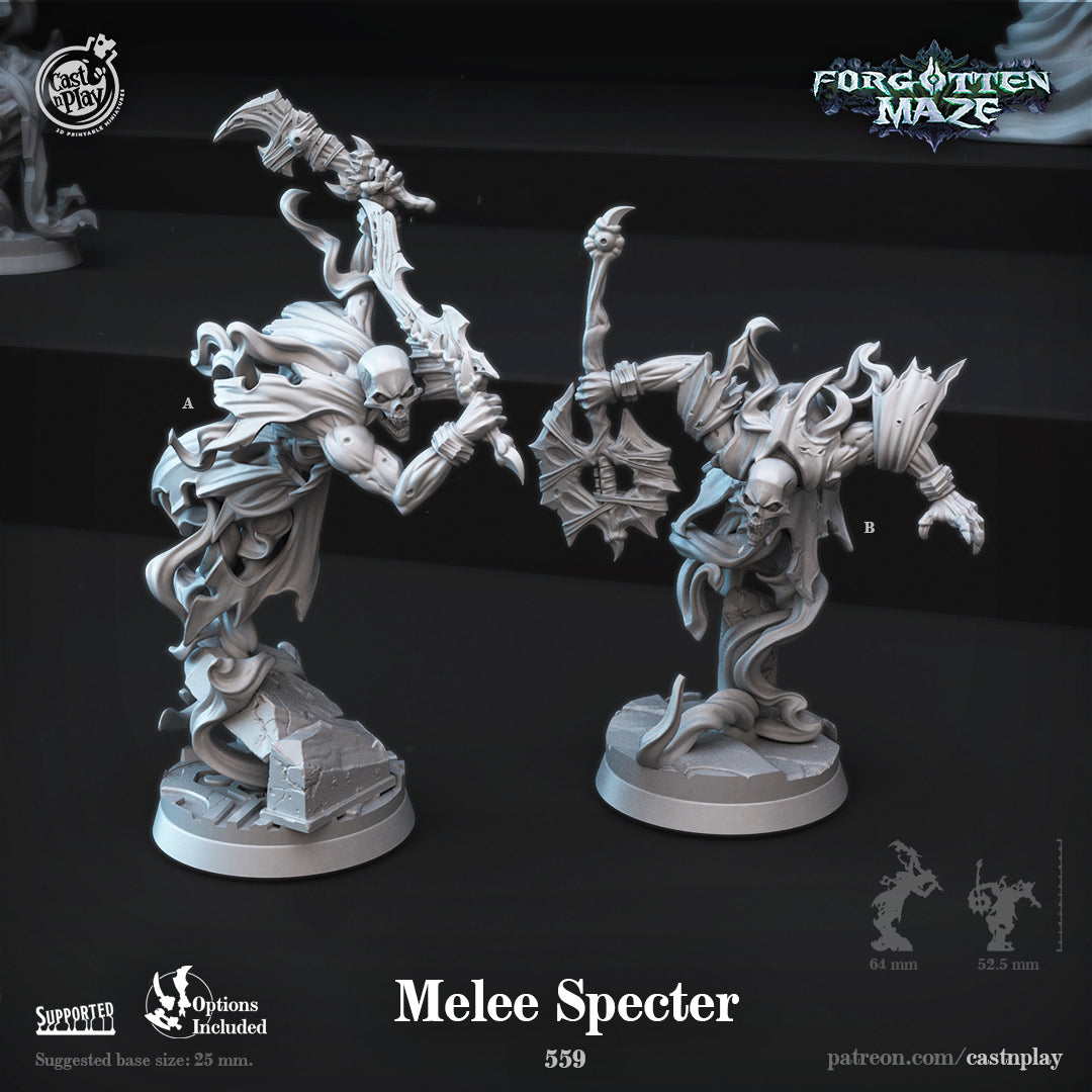 undead skeleton specter rpg mini