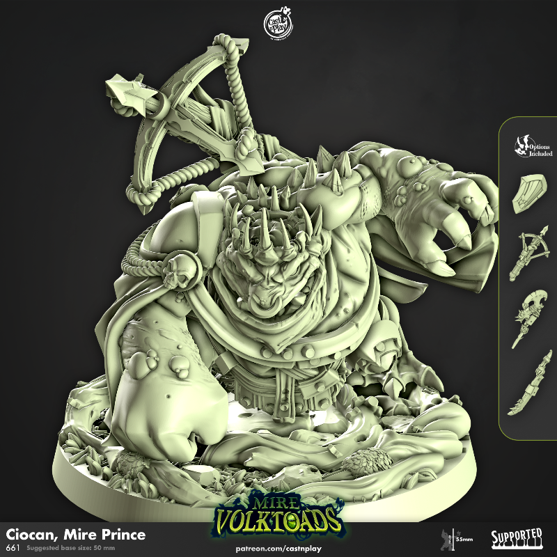 miniature Ciocan, Mire Prince sculpted by Cast n Play