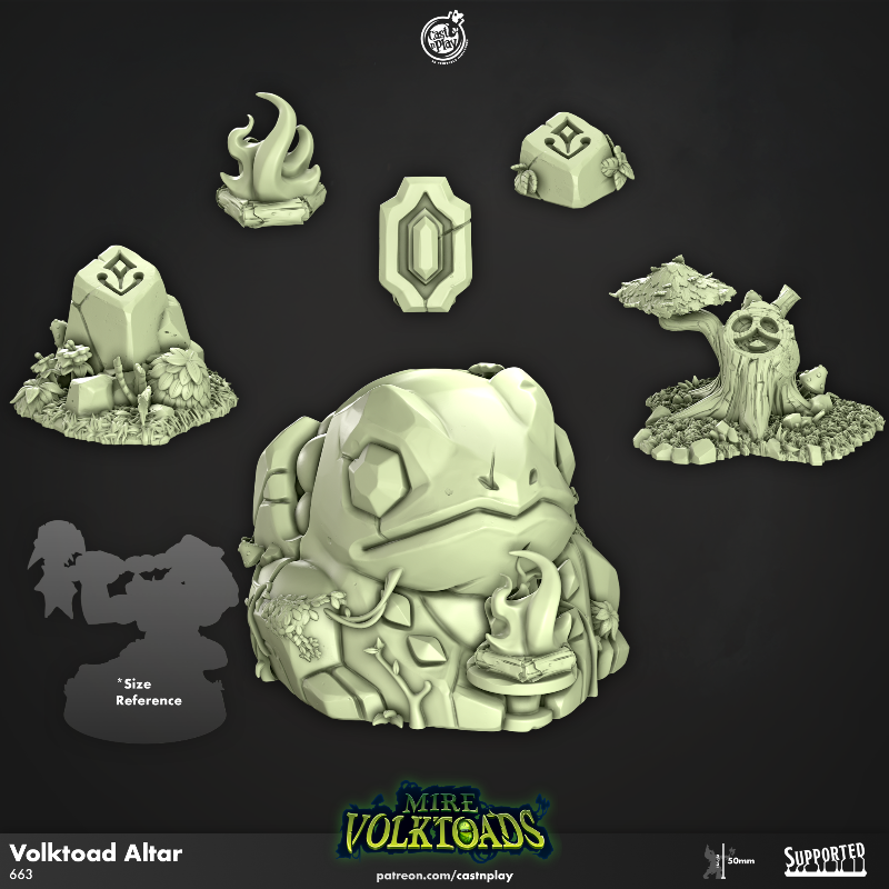 Volktoad Altar sculpted by Cast n Play