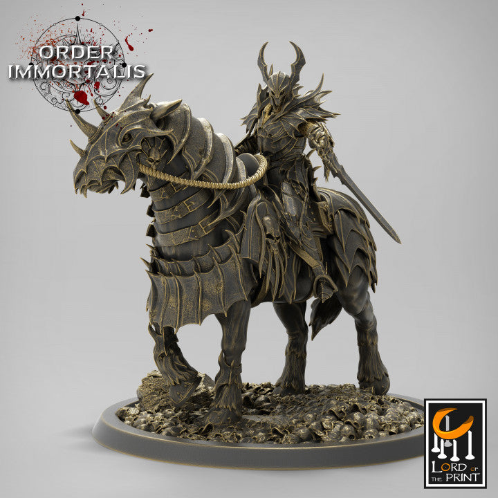 Blood Cavalier Point miniature sculpted by Lord of the Print