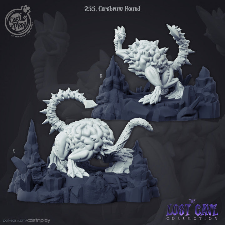 miniature Cerebrum hounds by Cast n Play.